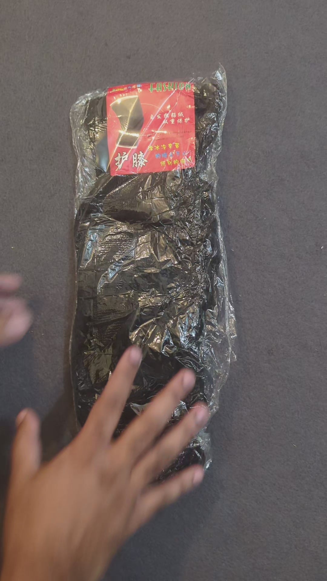 1 Pair (2 pc) Non-Slip Cashmere Wool Knee Pads with Adjustable Strap for Men & Women